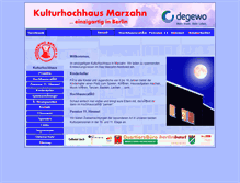 Tablet Screenshot of kulturhochhaus-marzahn.de